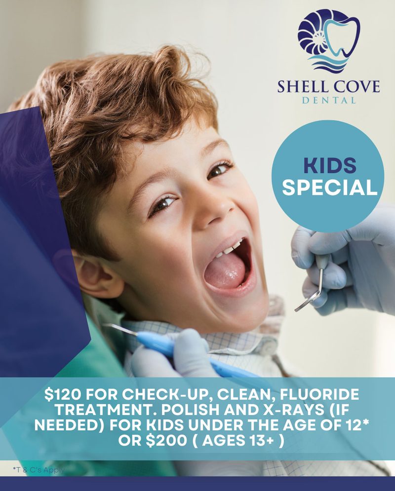 Kids Special offer at Shell Cove Dental